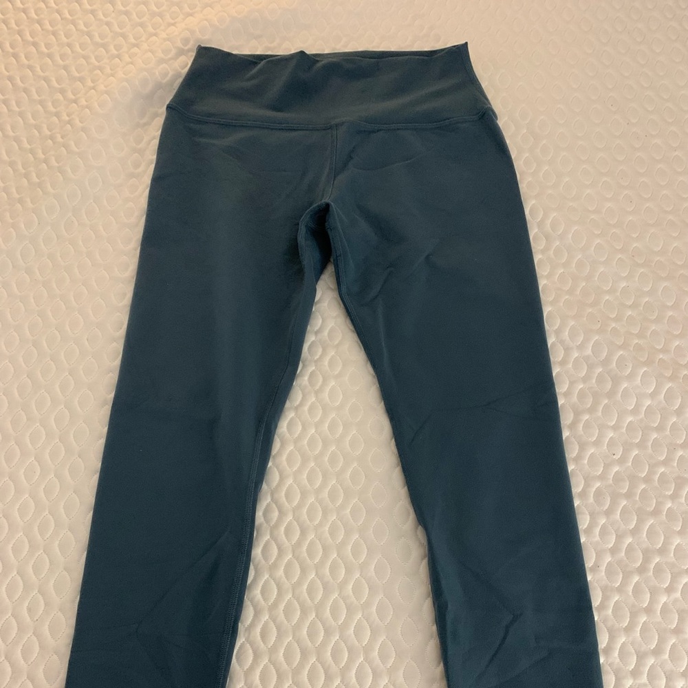 Alo yoga teal leggings